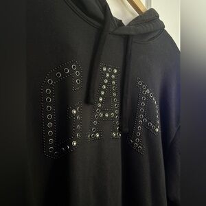 Black Studded GAP Hoodie
